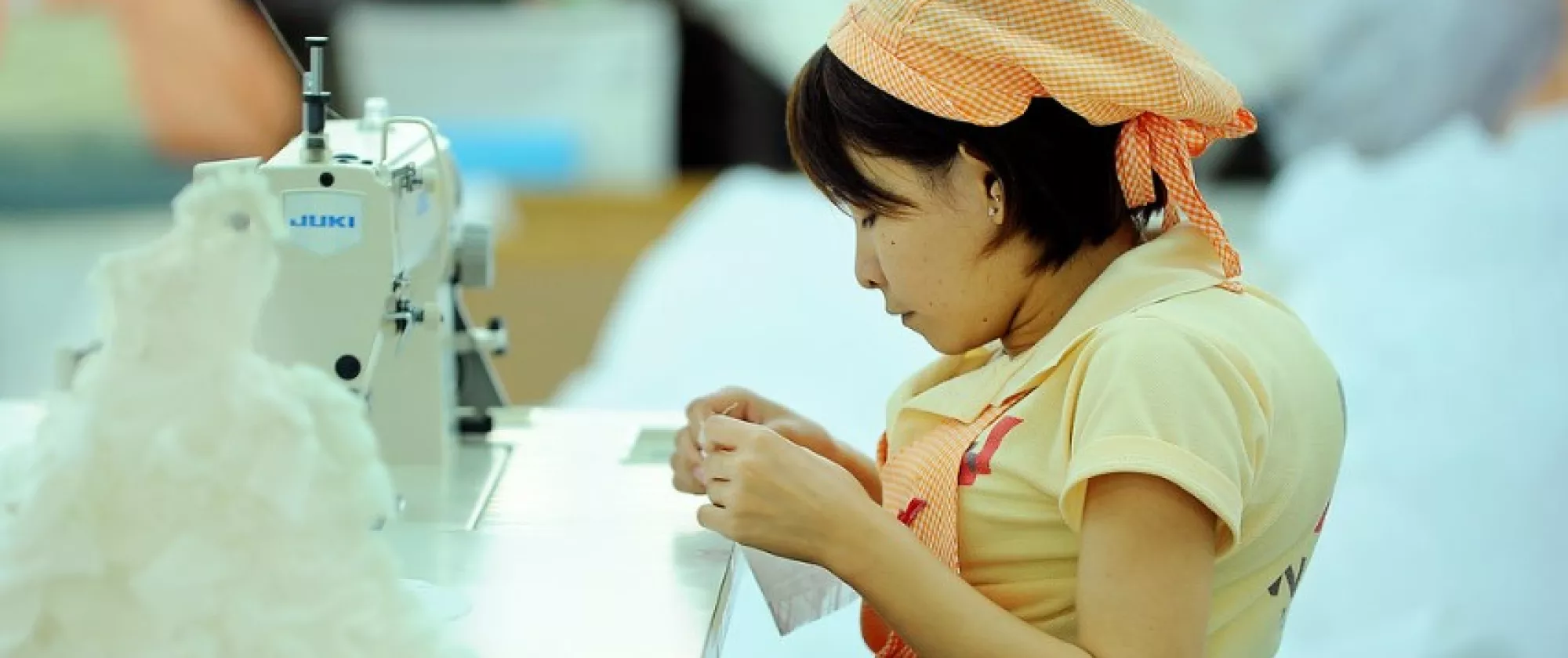 Nguyen Thi Thanh Hieu is one of the 25 workers with disabilities featured in a photo exhibition titled Live and Work