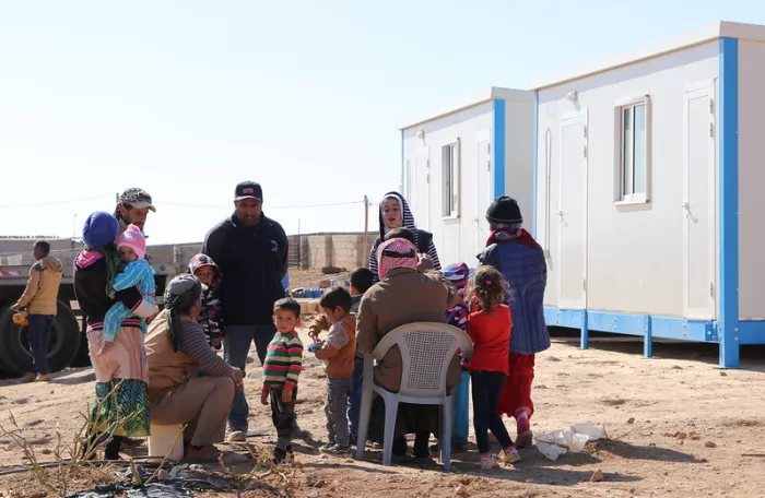 Syrian farm workers in Jordan